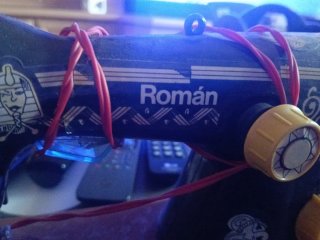 Máquina de coser vintage Román a pilas