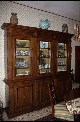 Libreria Vetrina Legno e Vetro
