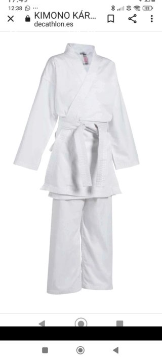 Kimono Karate.