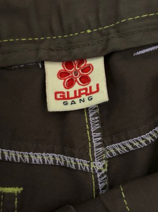 Bermudas Guru Gang Vintage Talla 34/36 Marrón