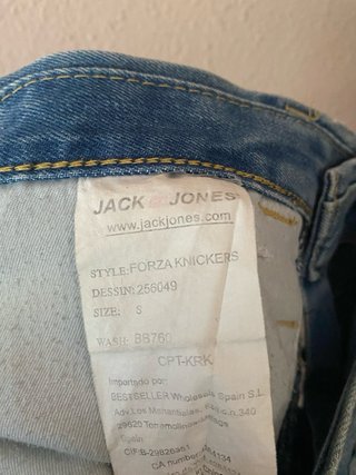 Pantalón corto vaquero hombre Jack&Jones