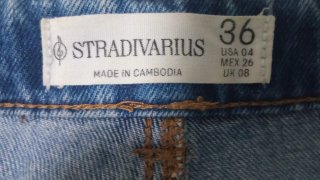 Falda pantalón vaquera Stradivarius