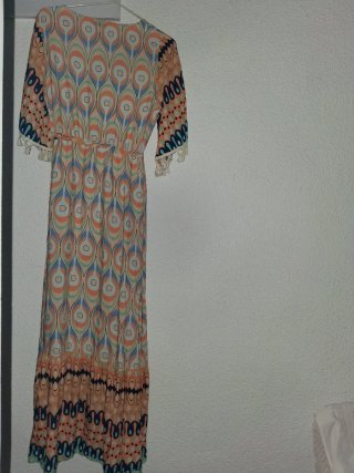 Vestido estampado sin estrenar talla única
