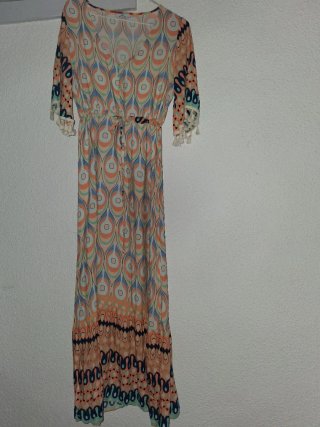 Vestido estampado sin estrenar talla única