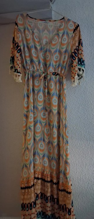 Vestido estampado sin estrenar talla única
