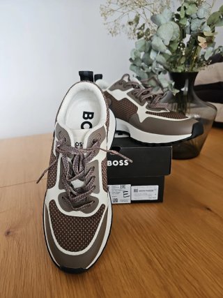 Zapatillas BOSS Jonah Runn Beige Talla 40