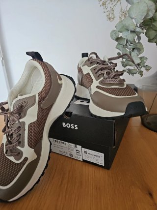 Zapatillas BOSS Jonah Runn Beige Talla 40