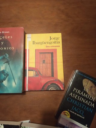 Lote libros thriller, misterio