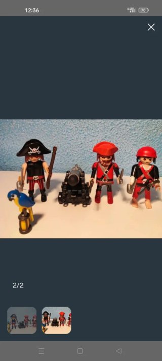 Lote Playmobil Piratas y Genio
