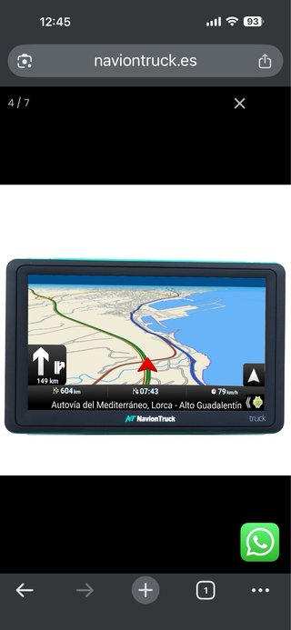 GPS NavionTruck X7 Profesional - Nuevo