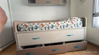 Cama nido juvenil con cajones