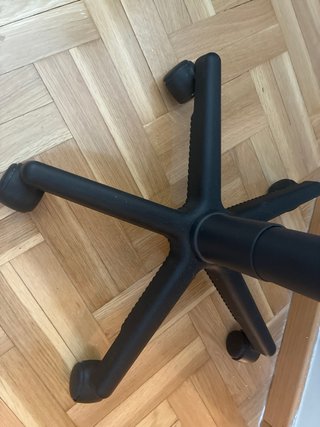 Silla de escritorio infantil negra