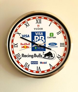 Relógio de Parede Racing Bulls F1