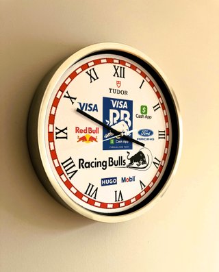 Relógio de Parede Racing Bulls F1