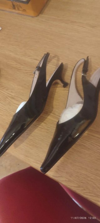 Paco Herrero Zapatos Talla 35 Negro Piel
