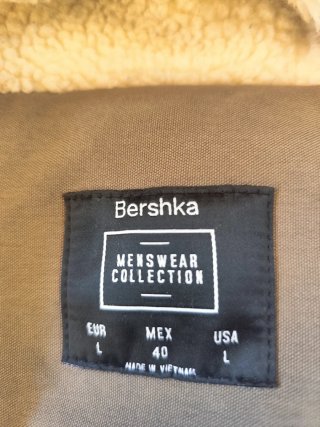 Abrigo invierno hombre verde oliva