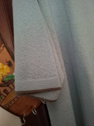 Jersey manga corta hombre azul