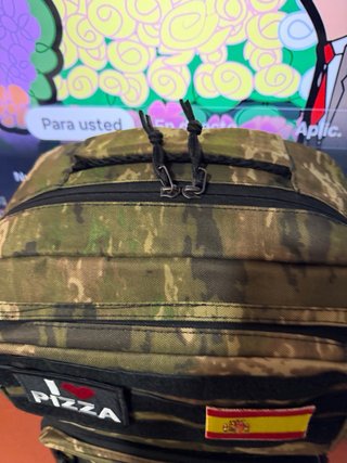 Mochila Táctica Militar Camuflaje 40Litros verde