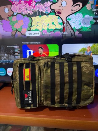 Mochila Táctica Militar Camuflaje 40Litros verde
