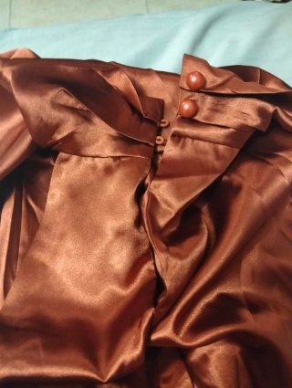 Conjunto metálico bronce sin estrenar