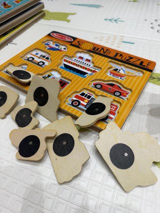 Puzzle Sonidos Transportes Melissa & Doug