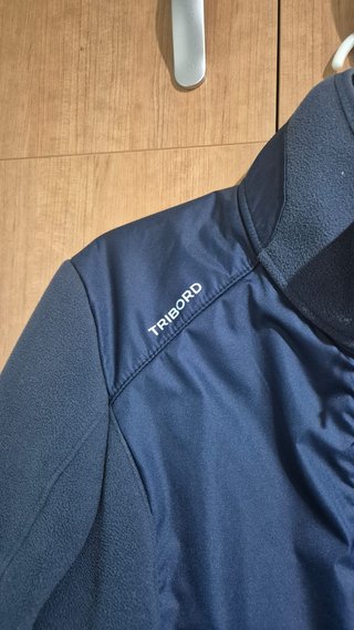 Chaqueta polar mujer azul marino