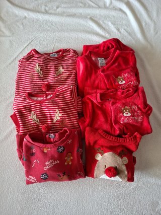 Lote ropa infantil navidad