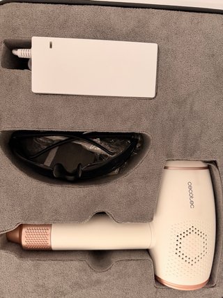 Depiladora IPL Cecotec Bamba - Blanca y rosa