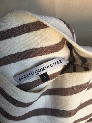 Jersey Adolfo Dominguez Talla S Rayas