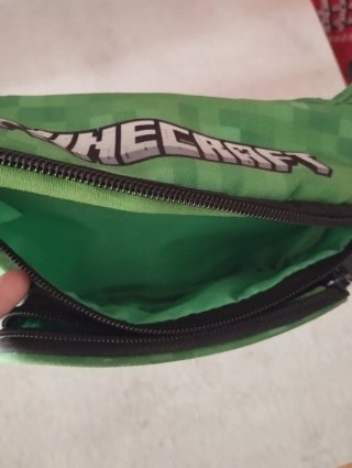 Riñonera Minecraft Verde