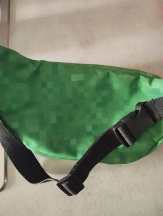 Riñonera Minecraft Verde