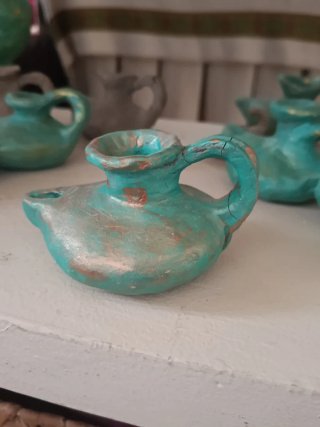 Lámpara hebrea decorativa
