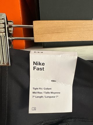 Pantalón corto running Nike negro