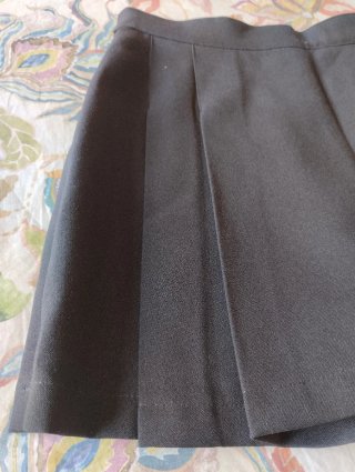 Mini falda pantalón negra