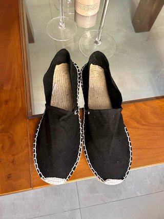 Alpargatas Hombre Negras Talla 45 Nuevas