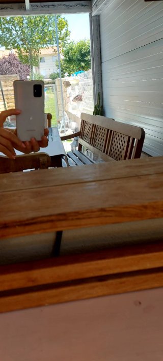 Specchio di Teka con Scaffali