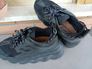 Versace Scarpe Sportive Nere Tg 43