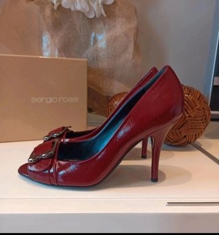 Zapatos Sergio Rossi Burdeos