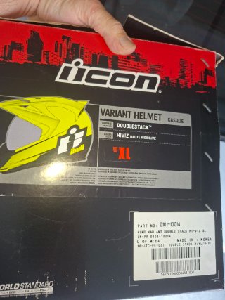 Casco Icon Variant Double Stack Hi-Viz XL