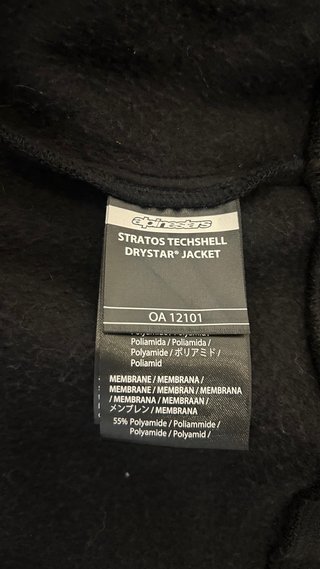Chaqueta Alpinestars Stratos Techshell Drystar L