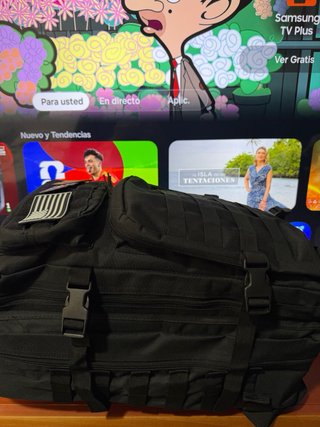 Mochila Táctica Militar 50L Trekking Negra nueva