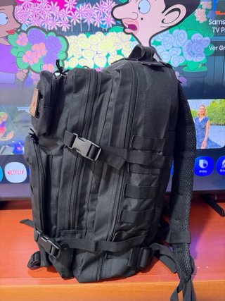 Mochila Táctica Militar 50L Trekking Negra nueva
