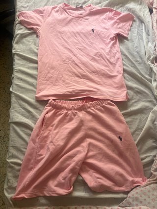 Conjunto Polo Ralph Lauren Rosa