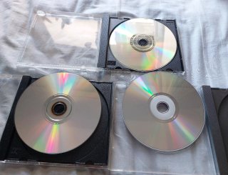 3 CDs Originales sin carátula