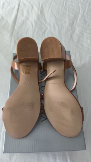 Sandalias Nuevas Paco Mena Camel y Dorado