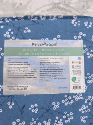 Juego de funda nórdica Percale 3 piezas