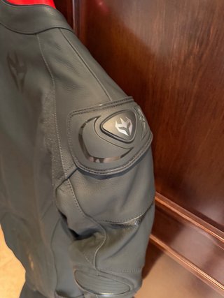Traje de moto 2 piezas negro TALLA M