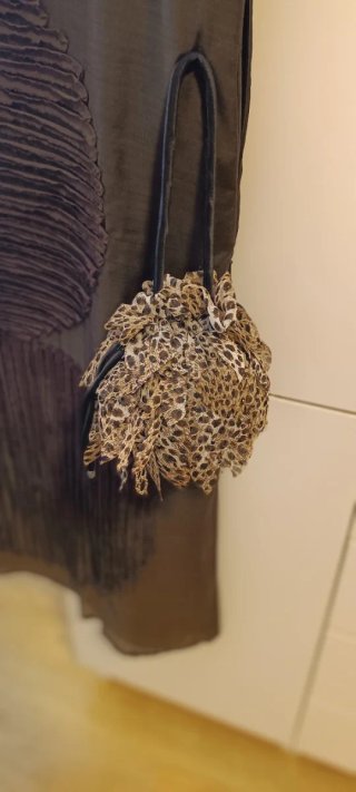 Bolso bombonera estampado animal print