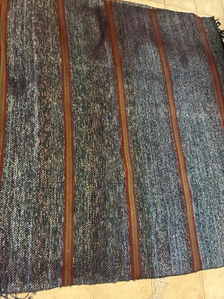 Tappeto grande artigianale, 100% cotone