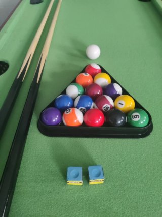 Futbolín, billar y ping pong infantil 3 en 1.